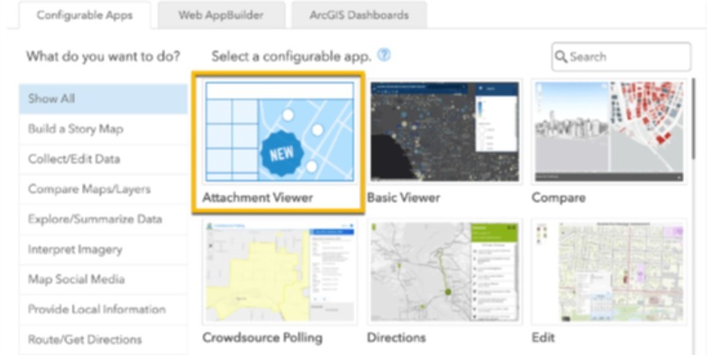 ArcGISApps's tweet image. Have you tried our new Express Setup experience for #ArcGISConfigurableApps? Check out our blog for a tutorial on how to use it with our Attachment Viewer template to build your very own #app in just 4 easy steps: ow.ly/NNlG50CwFk3