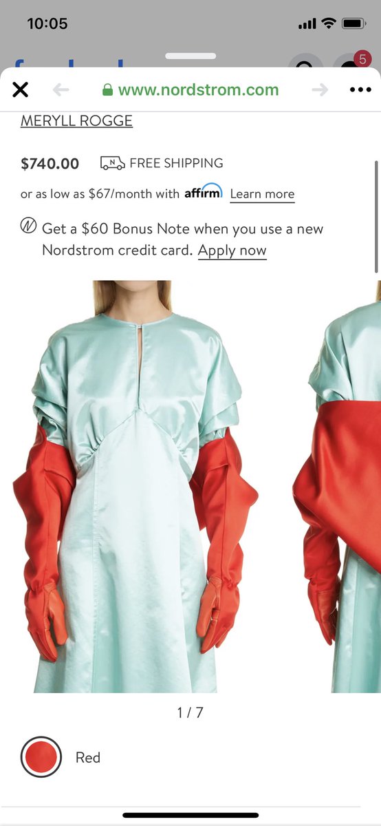 CShegda's tweet photo. @KnightWMAR Look at what I got advertisements for the other day from Nordstrom on Facebook!!!! One of them looks like a hazmat suit https://t.co/ITxEZmgopE