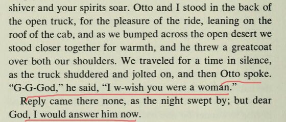 He writes with great sensuousness about his close proximity to Otto only to hear this crushing response . Writing in later life he reflects back on that time. Later references to men are more poignant.