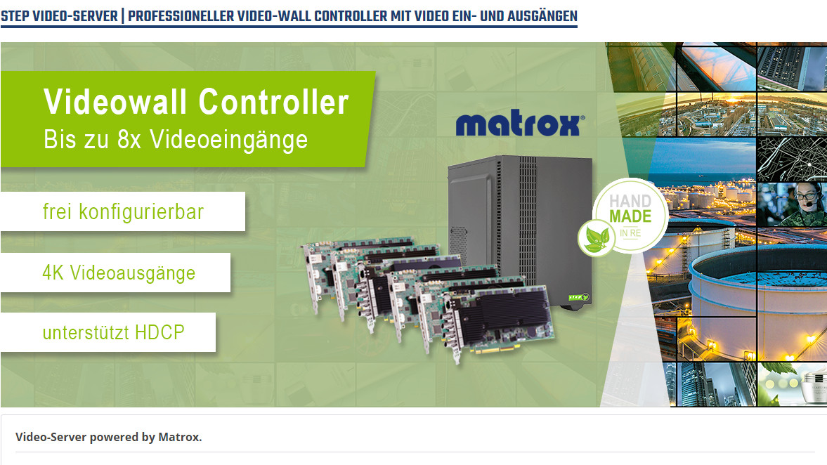 MatroxVideo's tweet photo. Tipp: Neue #VideoWall Controller von
@DELO_Computer GmbH powered by #Matrox:
https://t.co/77S6z7OTWT
#ProAV #Systemintegration #Videowalls
#Videowand #Leitwarte #Kontrollraum
#Mura_IPX #MatroxDSeries #GraphicsCards #HDCP https://t.co/6yhOmW8697