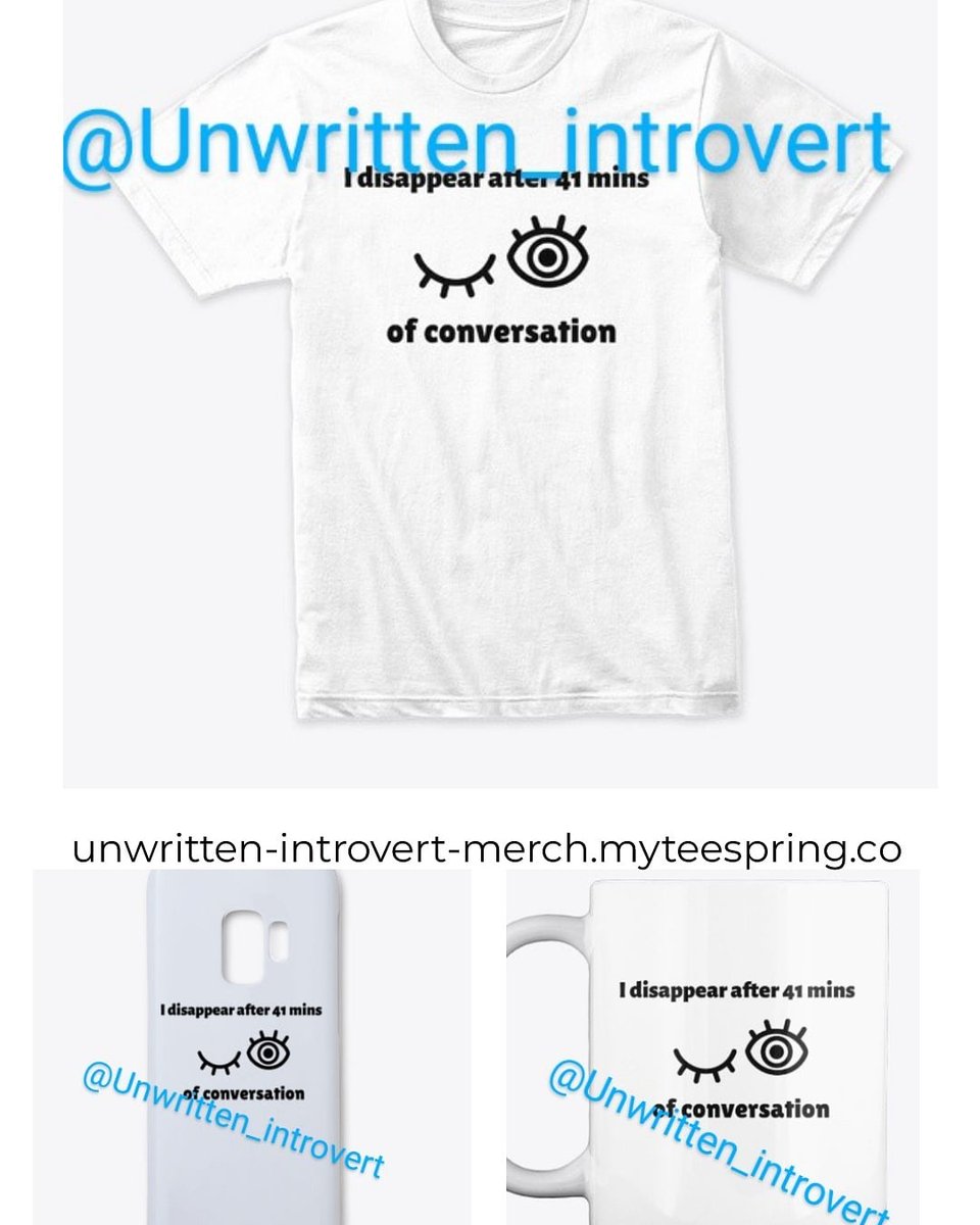 When I can't take it anymore.😉💜
…ritten-introvert-merch.myteespring.co
#introvert #introverts #introvertproblems #selflove #selfcare #INFJ #INFP #quiettime #quiet #mindful