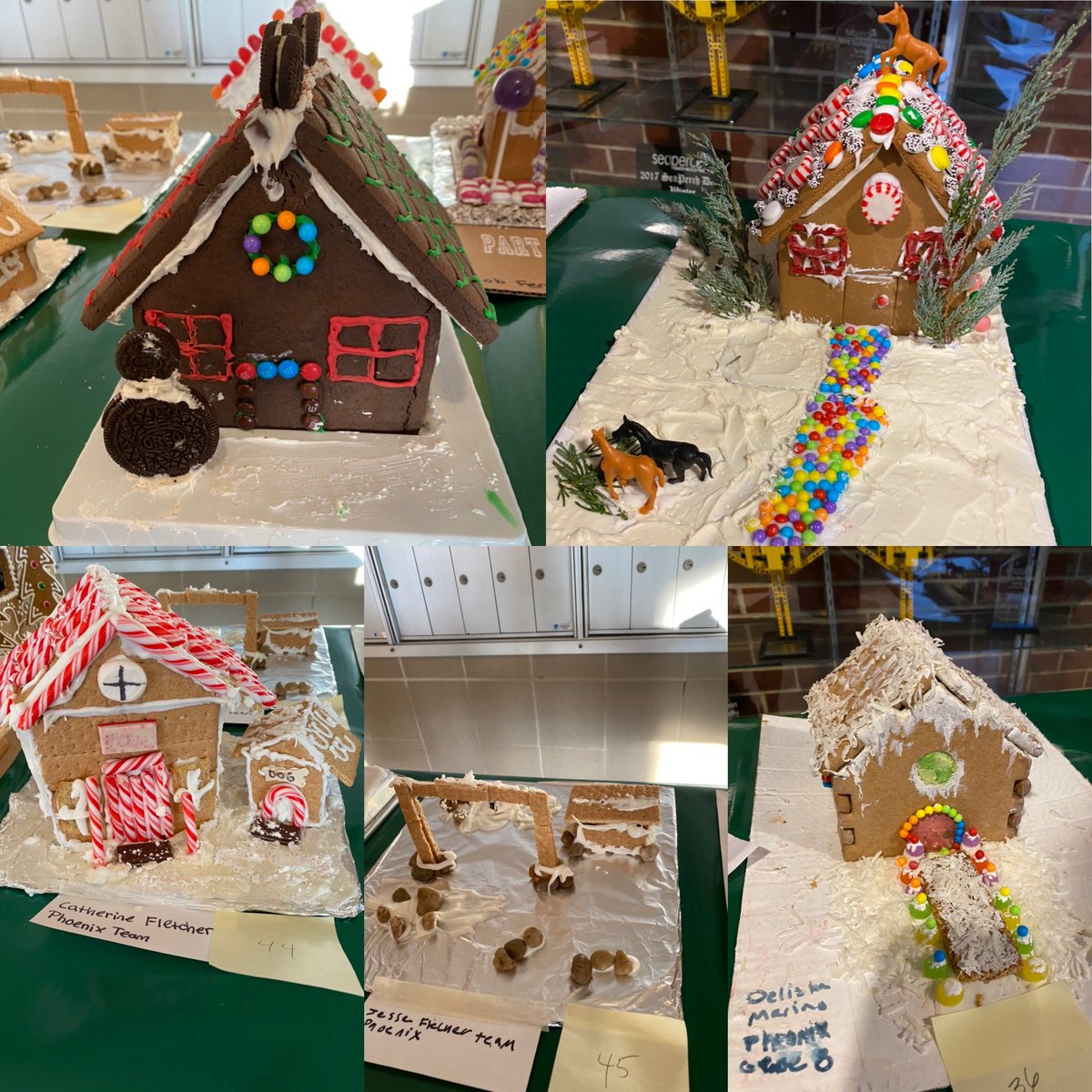leach_theteach's tweet image. Anyone looking for a new home? 🍪🏠🎄☃️ // #middleschool #Christmas #Gingerbread #create #25DaysofChristmas @KMS_Events