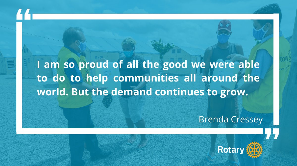 The Rotary Foundation awarded a record amount of funds last year including 490 district grants and 1,359 global grants. Find out how to support the World Fund to enable the work of #Rotary members around the world. on.rotary.org/33FJlJU