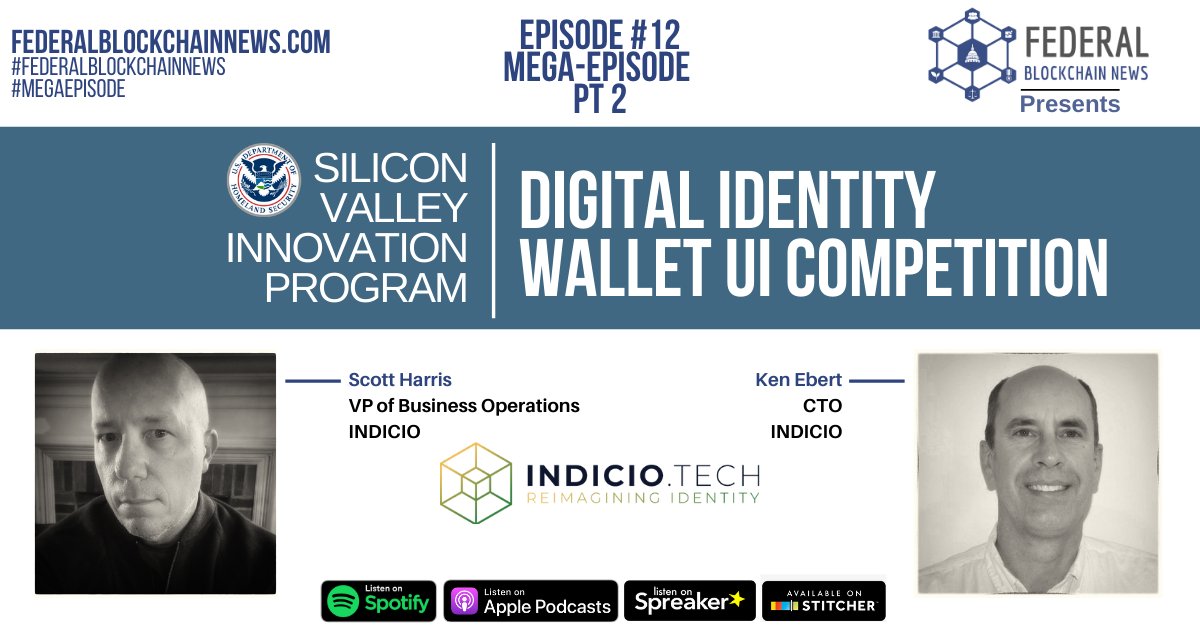 FedBlockNews's tweet photo. This week on #MegaEpisode 12, we took questions from the many online Digital Wallet UI Challenge finalists.

https://t.co/8BrAscPRsU

Listen to hear what Scott Harris and Ken Ebert from @IndicioID have to say about the evolution of #UI in #Blockchain

#decentralizedidentity https://t.co/devxFQpWYd