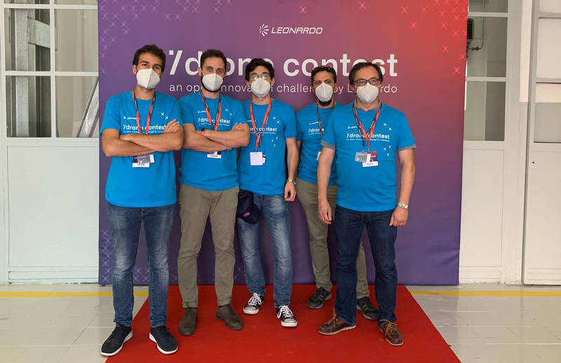 The second team is the winner of the  #LeonardoDroneContest, conceived by  @Leonardo_IT to promote the development in Italy of  #ArtificialIntelligence applied to the field of unmanned systems