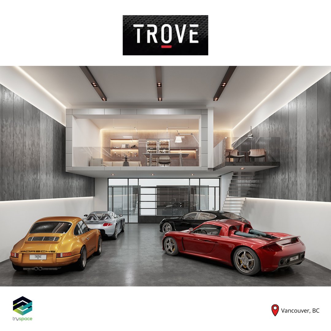 Truspacedesign's tweet photo. Truspace created 4 luxurious interior options for The Trove project, the first of its kind in Vancouver, BC. We offered them the unique ability to customize the space, allowing them to showcase their vehicles the way they had always dreamed of. 

https://t.co/M8KQvDeKnC https://t.co/ahDl3U6UJU