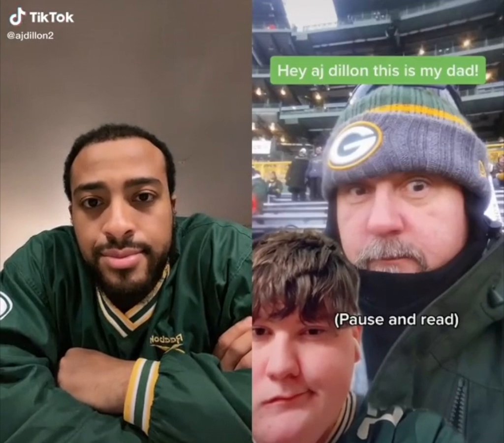 ESPN on X: This is what it's all about 🙏 Packers rookie RB A.J.