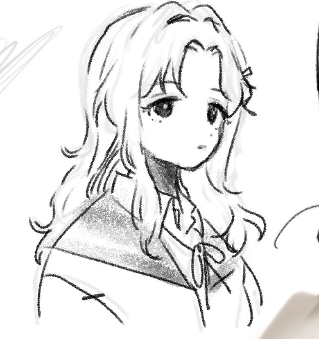 らくがきだけどなんかかわいく描けた雛菜 