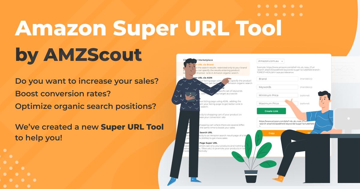 AMZScout's tweet photo. Do you want to increase your sales? Boost conversion rates? We’ve created a new Super URL Tool to help you! 🎅
Just 3 simple steps and it will create a smart link that boosts your Amazon rankings and increases product sales! 📈
https://t.co/CBsGNtxdMn
#amzscout #amazon #superurl https://t.co/0rzzNeenIR