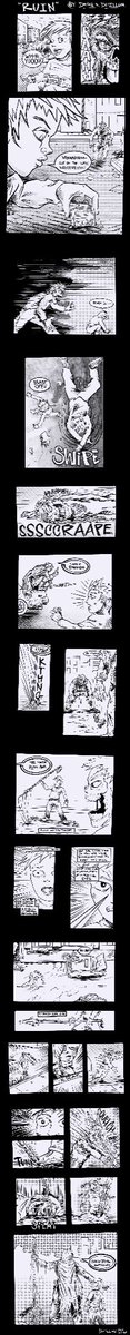 derekdhillon's tweet photo. First episode of my #webcomic Ruin!
#webtoon #webtoons #ruin #ruincomic #webtooncanvas #inking #comicink #sequentialart #cartooning https://t.co/e6YmWPVG6B