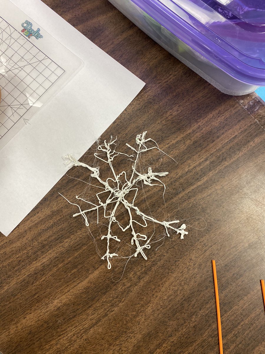 MrsB_MBES's tweet photo. Snowflakes are so much fun - especially when we can use the 3Doodler to build our own 3D snowflakes. @MBESprincipal @DrParhamFCS @MedlockBridgeES https://t.co/3d8Tfym4bw