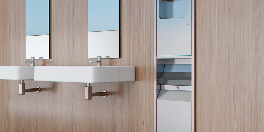 ¿Conoces nuestros #MueblesCompactos?
Incluyen desde un dispensador de toallas, secamanos automático a papeleras encastradas de acero inoxidable de calidad.

Si quieres saber todas las opciones posibles, haz #click aquí y sal de dudas:
bit.ly/37a6qFm
#GENWEC