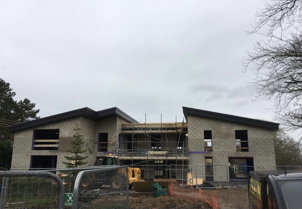 Now the scaffold is down,  we can appreciate the size and form of the building at our skellingthorpe site. #plandevelopdeliver