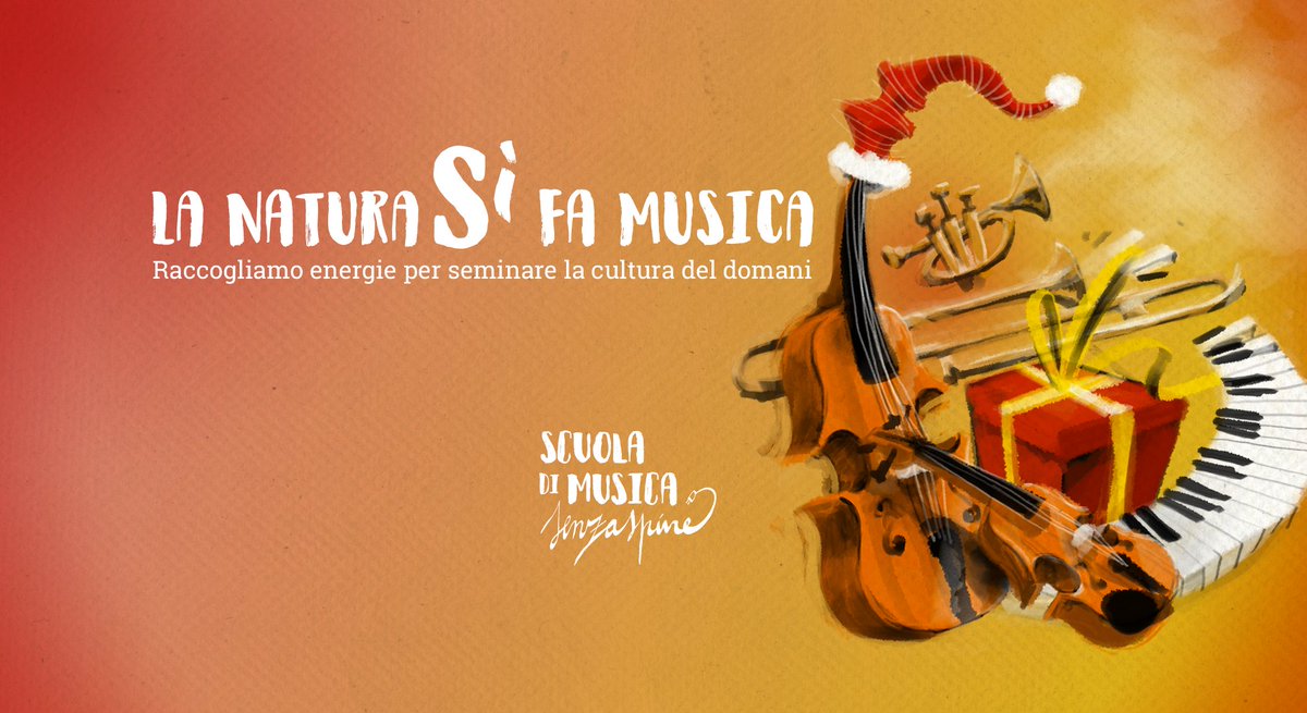 È partita la campagna crowdfunding insieme a #NaturaSì, per le borse di studio della Scuola di Musica dei <a href="/Senzaspine_/">Orchestra Senzaspine</a> a sostegno delle famiglie in difficoltà
Aiutaci a seminare la cultura del domani! bit.ly/375qlqc