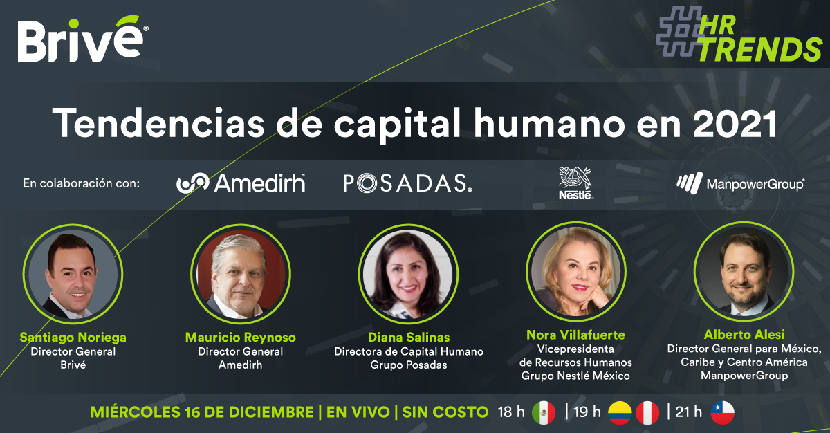 BriveOficial's tweet image. ¡Prepara hoy tu estrategia de #talento con los líderes del sector! #HRTrends2021
No pierdas la oportunidad de interactuar con #directores de empresas como @Amedirh_, Grupo Posadas, @NestleMX , @ManpowerMeCA, @BriveOficial y más.

✍️ ¡Aún quedan lugares!: hubs.ly/H0CJSP00