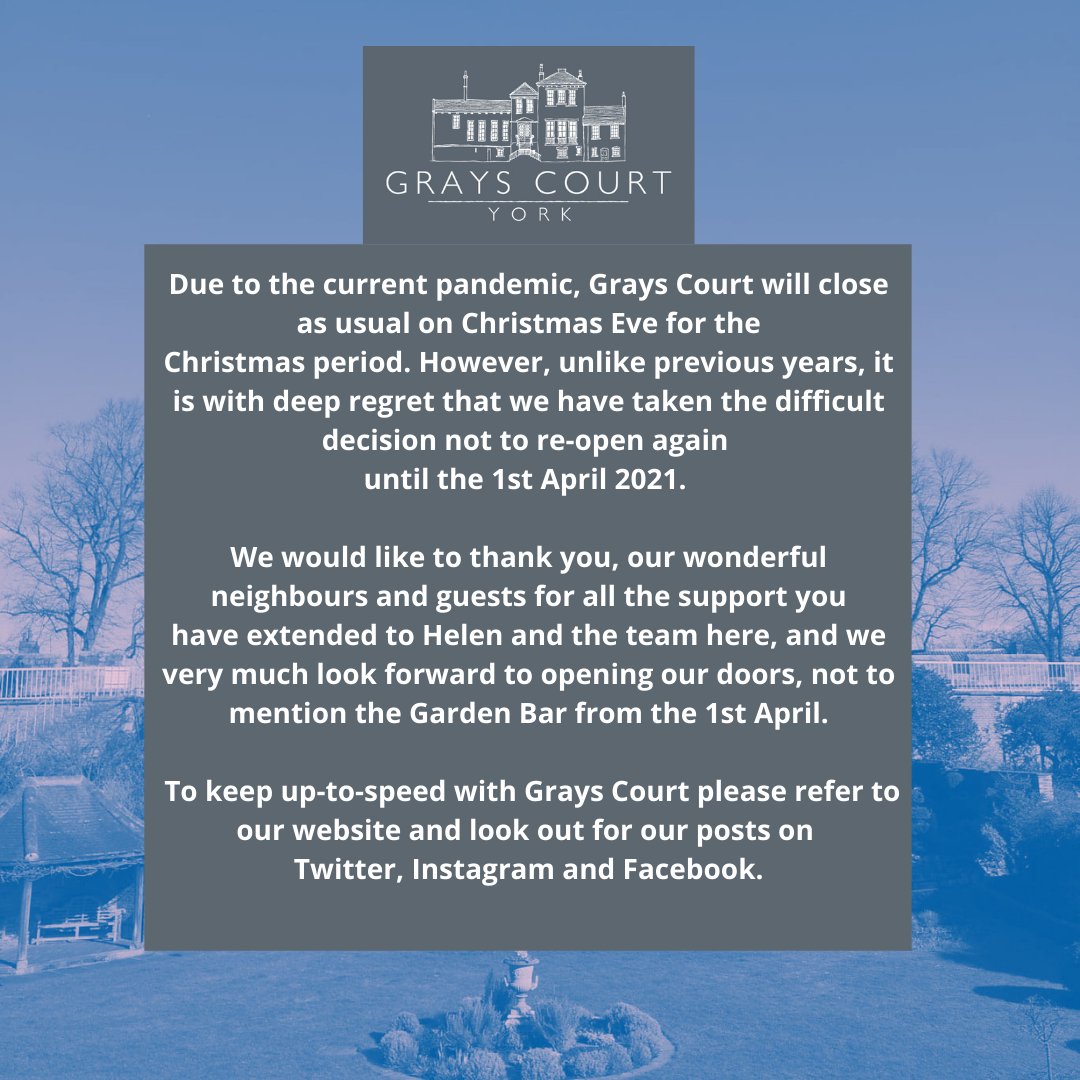 grayscourtyork's tweet photo. #winterhibernation #seeyouinspring https://t.co/WbRmOJO79s