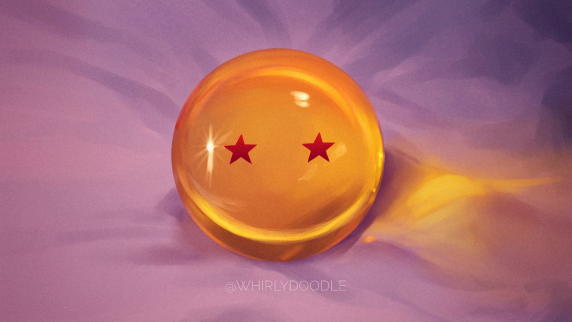 Uzivatel Whirly Doodle Na Twitteru Closeup Detail Of The 2 Star Dragon Ball Aru Shin Chuu 二星球 From My Previous Painting Drawn From Reference From The Dragon Ball I Have On My Desk