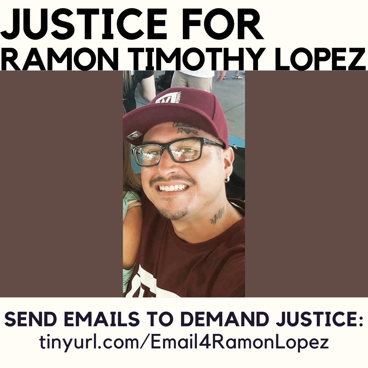 AcctabilityACAB's tweet photo. On August 4th, 2020, Ramon Timothy Lopez had just left a convenience store when a Phoenix police officer drove up to him because a woman had reported him for acting erratically. (1/5)

#ACAB #DefundthePolice #AbolishthePolice https://t.co/ZWX9mw8hhI