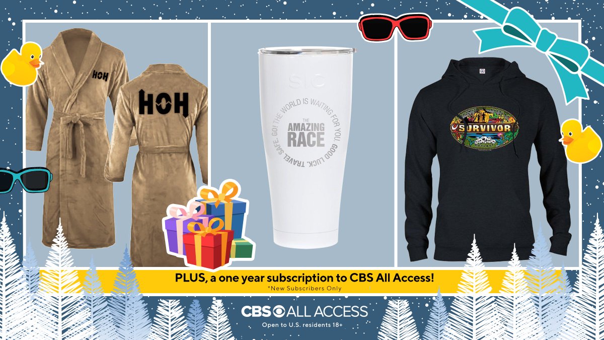 Big Brother (@cbsbigbrother) on Twitter photo 🌟 GIVEAWAY TIME! 🌟Heat things up this season with these #BigBrother, #Survivor, & #AmazingRace goodies!Â
To enter, do all:
1. Follow <a href="/CBSBigBrother/">Big Brother</a>, @SurvivorCBS, & <a href="/AmazingRaceCBS/">The Amazing Race</a>
2. Retweet this post
3. Comment 🤖 on this post
Rules: bit.ly/3meQkzD 🌟 GIVEAWAY TIME! 🌟Heat things up this season with these #BigBrother, #Survivor, & #AmazingRace goodies!Â
To enter, do all:
1. Follow <a href="/CBSBigBrother/">Big Brother</a>, @SurvivorCBS, & <a href="/AmazingRaceCBS/">The Amazing Race</a>
2. Retweet this post
3. Comment 🤖 on this post
Rules: bit.ly/3meQkzD