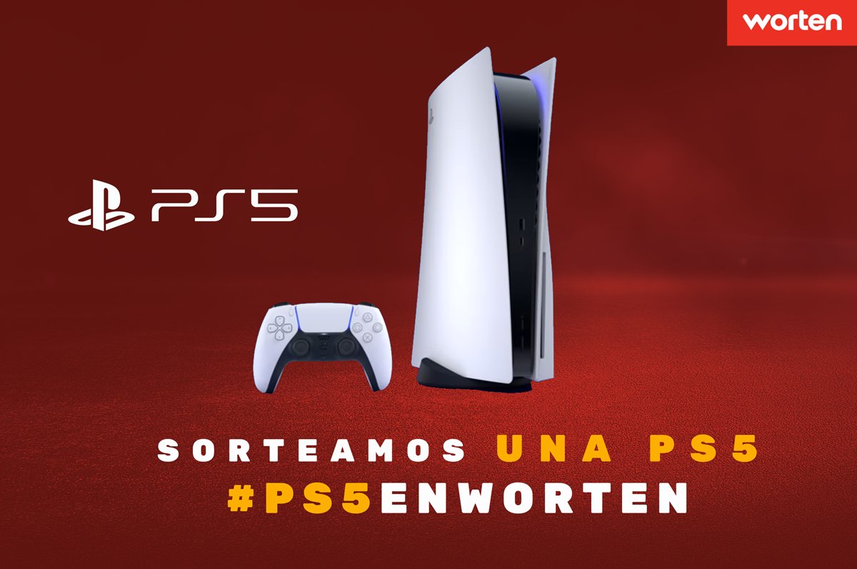 ¡Volvemos a sortear una #PS5! 
Sigue todos los pasos:
👉Síguenos y RT 
👉Etiqueta a dos amigos junto a #PS5enWorten
👉Suscríbete a nuestra newsletter worten.es/concurso-ps5
¡¡Hasta el 31 de #diciembre participa todas las veces que quieras!! 
worten.es/concurso