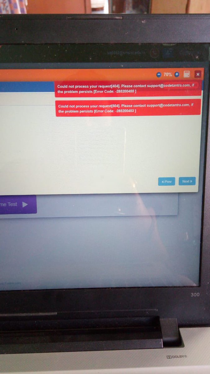 SachinSuraj2's tweet photo. These guys expect us to take semester exam using such cheap servers !! @rameshlaus @LMKMovieManiac @sidhuwrites @itisprashanth. Even after letting the management know about this, they are least worried. We are students of SRM Engineering.
#boycottcodetantra #srmscam https://t.co/ZTggIpqYiL