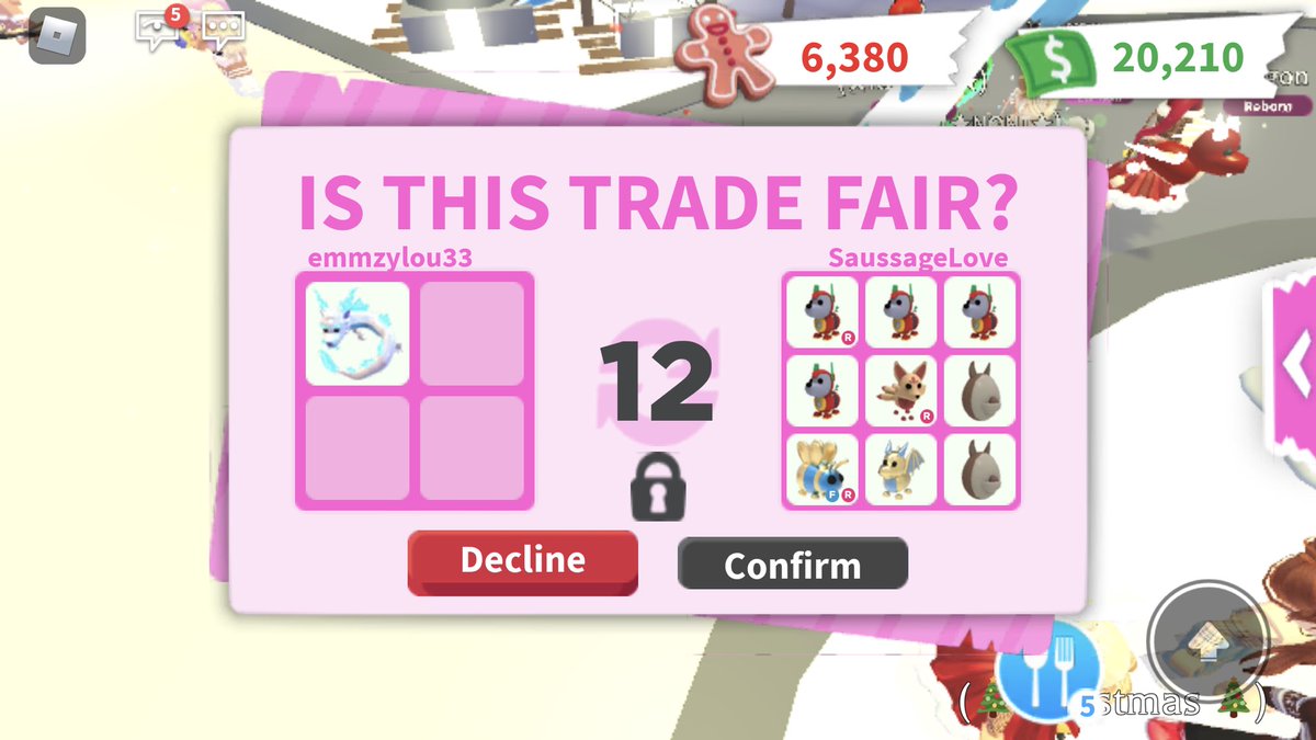 emmiieplayzs's tweet photo. Ok, so hereβs some of the offers I got yesterday! What do you think? π€ #adoptme #winterpets #frostfury #adoptmetrades https://t.co/bjhpmTJMlM