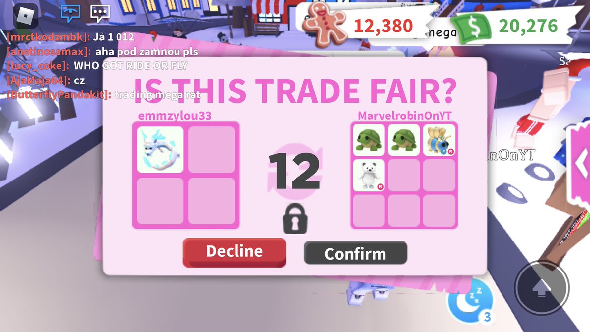 emmiieplayzs's tweet photo. Ok, so hereβs some of the offers I got yesterday! What do you think? π€ #adoptme #winterpets #frostfury #adoptmetrades https://t.co/bjhpmTJMlM