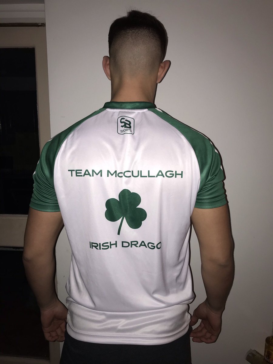 the Irish Drago tops are now in ☘️ 

you can get them on the link in my bio on Instagram my name is paul.Mccullagh also in this link below.

thank you very much for the support and let’s hope for a big year and with fans 
sbsports.co.uk/category/Paul-…