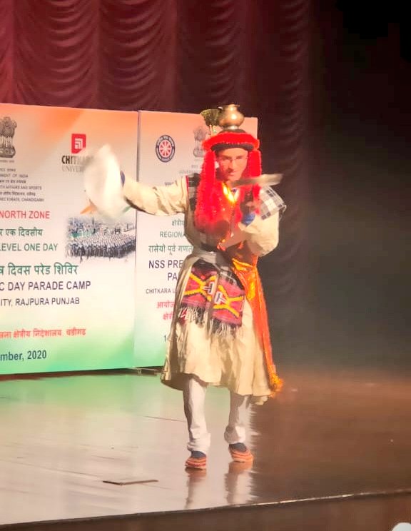 NSSRDChandigarh's tweet photo. #Not_ME_But_YOU
#COVID19unlock
Glimpse of #CulturalEvents hosted by NSS Regional Directorate, Chandigarh for #OneDay NSS Pre-RD Camp in the premises of #ChitkaraUniversity during the #UnlockProcess of pandemic.
#NationalPreRDcamp2020
@_NSSIndia @YASMinistry @KirenRijiju @PMOIndia https://t.co/vWV05jA2Ug