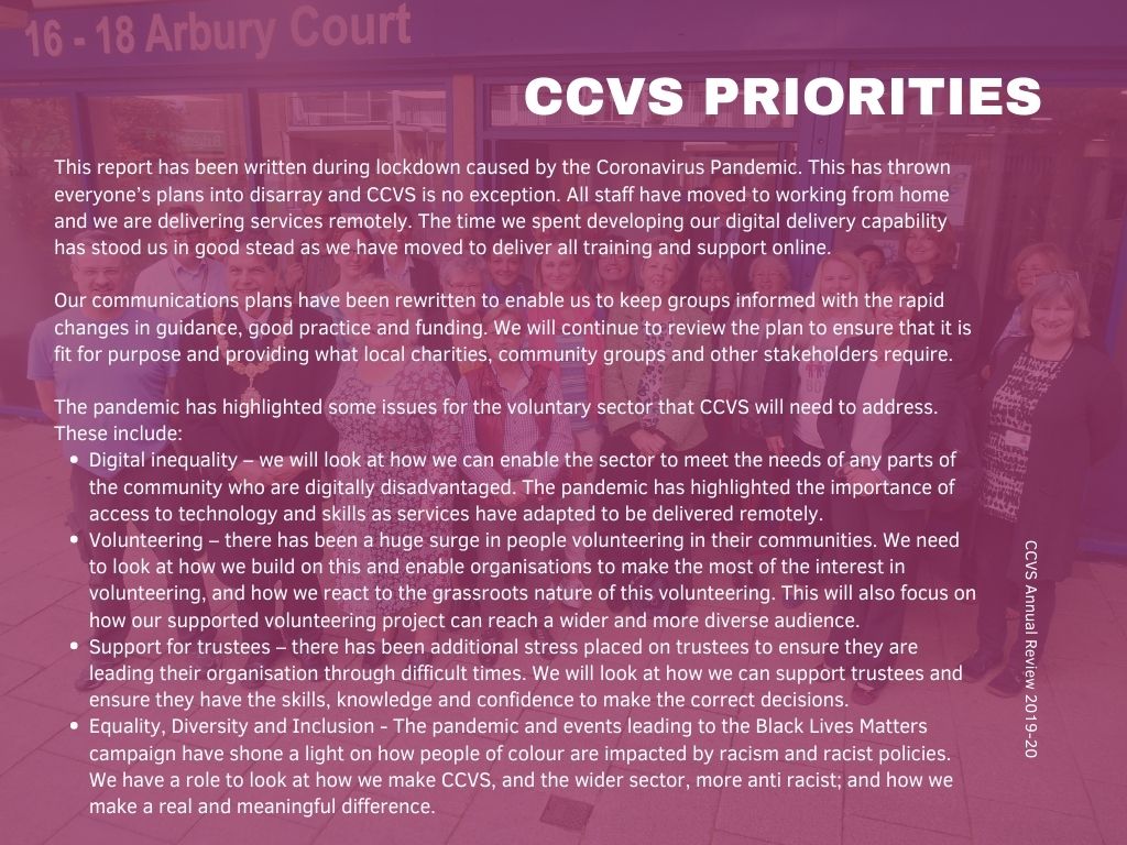 On the day of our AGM we would like to share some of the highlights from 2019-20
Yes we know it was a long time ago 😘
We made some plans, then like everyone we tore them up and started again!
#NeverMoreNeeded