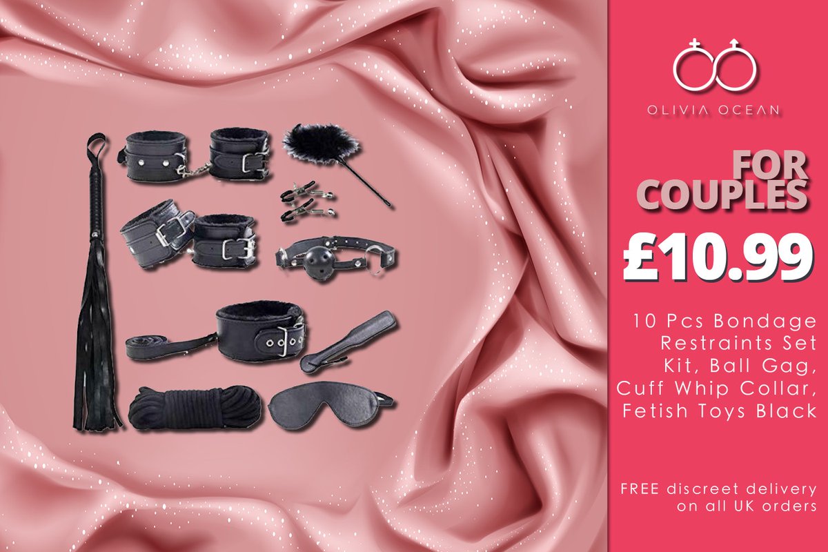 ⛓F O R | C O U P L E S⛓
10PC BONDAGE RESTRAINTS SET 

This kit is suitable for beginners right through to experienced people.
🤩ONLY £10.99, perfect gift that can be shared this Christmas 🎄
bit.ly/2Wnaxc5

#bondage #forcouples #christmasgiftsideas