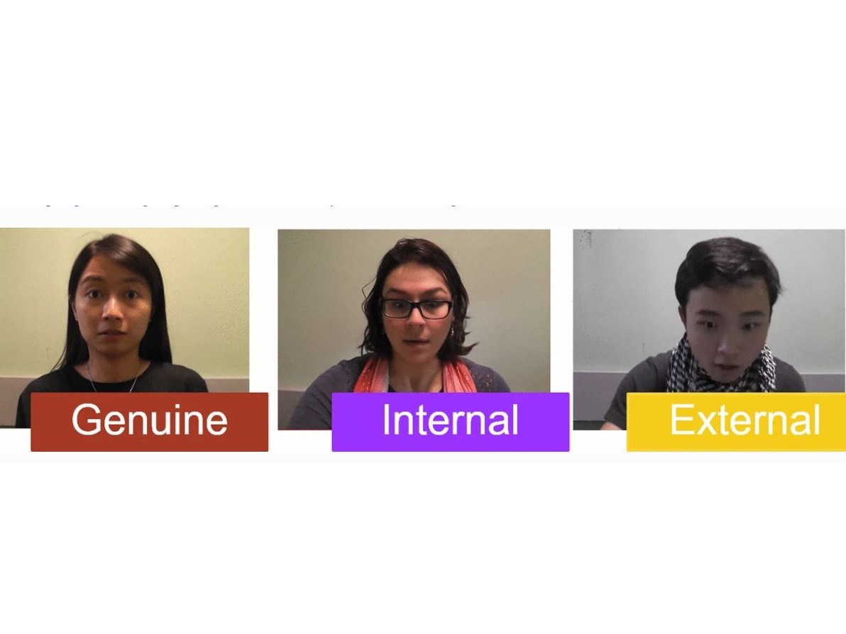 mzloteanu's tweet photo. New *open access* paper in the Journal of Nonverbal Behavior; we challenge the spontaneous-posed dichotomy, showing that how you produce a posed expression affects emotion judgements (Mimic vs Stanislavski acting method) https://t.co/9W0jiZ8BhU @sapek @eyethinkdcr @SpringerOpen https://t.co/rxKuidPcAz