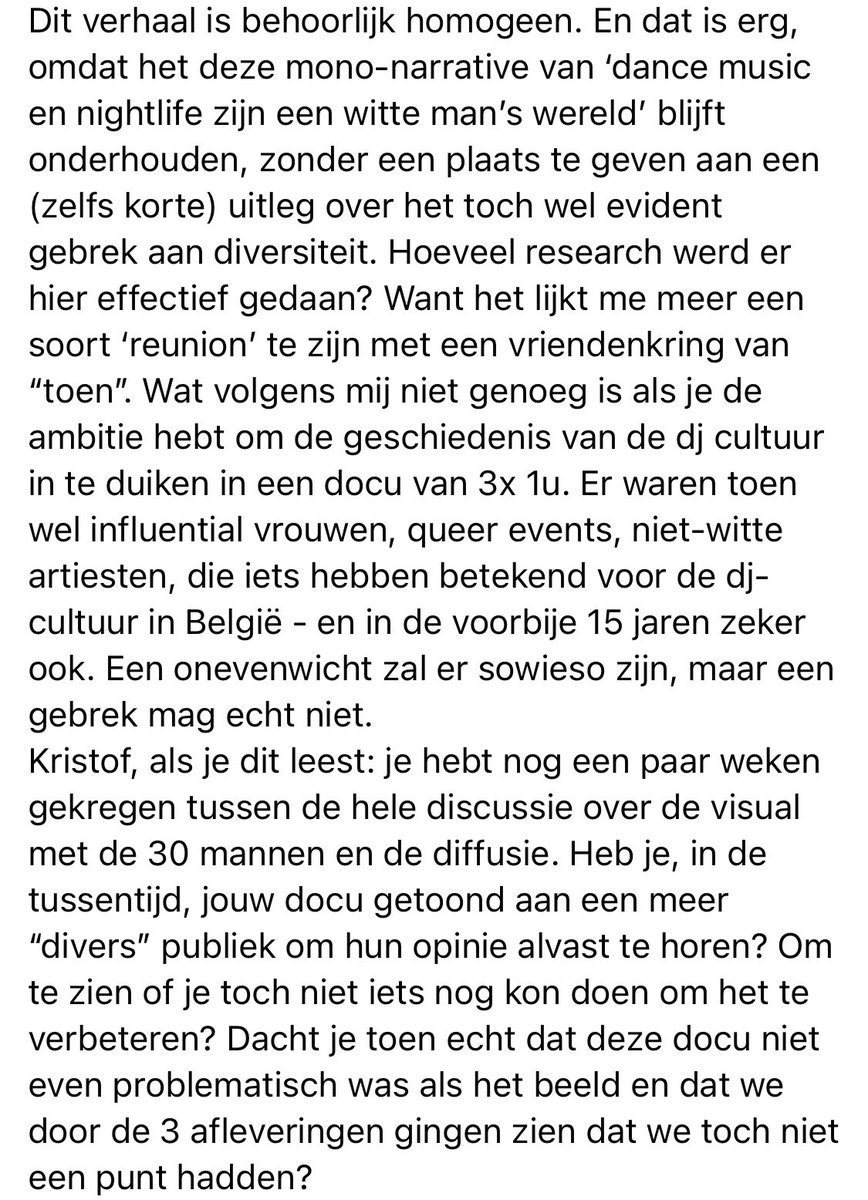 NadiaKara's tweet photo. Guess it’s a good reason to come back on Twitter 🤷🏻‍♀️ 
Over #platendraaiers en seksisme in de muziek sector.
Laatste twee screens in replies https://t.co/4KuW1TLDGO