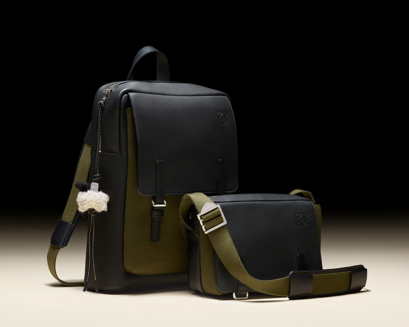 Loewe military backpack sale