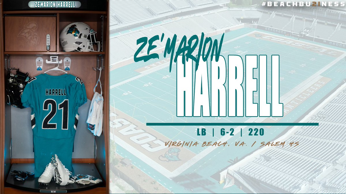 CoastalFootball's tweet photo. Teal Nation, Let's welcome to the Surf Turf @sheloveszee2x_ !
#BEACHBU21NESS
#BEL1EVE | #BAM | #STS | #TEALNATION https://t.co/tiPfLSB5vi