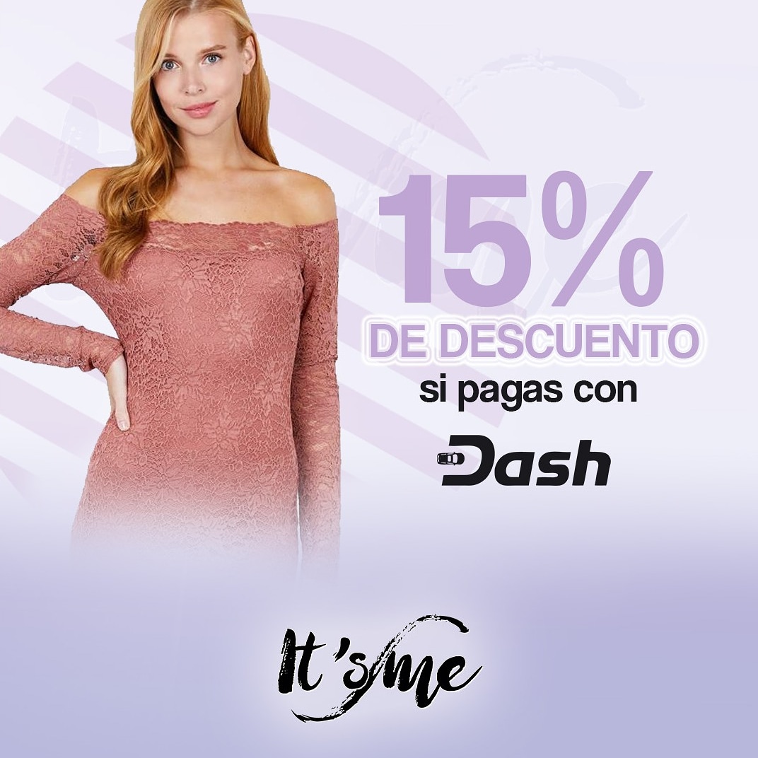 Itsme_Boutique's tweet photo. ¡Tenemos super Descuentos para ti!✨

15% de Descuento en todos los productos de nuestra tienda si pagas con Dash Efectivo Digital.

Si aún no sabes que es Dash te contamos que es una Criptomoneda que puedes comprar con Bolívares contactando a @DashMallParking 🔥💣 https://t.co/sjWbxbcUYf