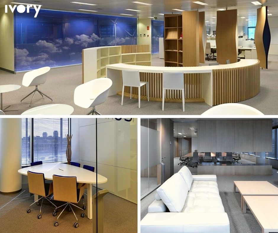 MgmtIvory's tweet photo. En el proyecto que realizamos para VESTAS trabajamos en la ejecución de la obra y la elección del mobiliario realizando un diseño basado en el living office. Descubre más detalles sobre el proyecto en https://t.co/JXChsW31kd #diseñodeoficinas #proyectosdeoficinas #workplace https://t.co/X7So7Fudyk