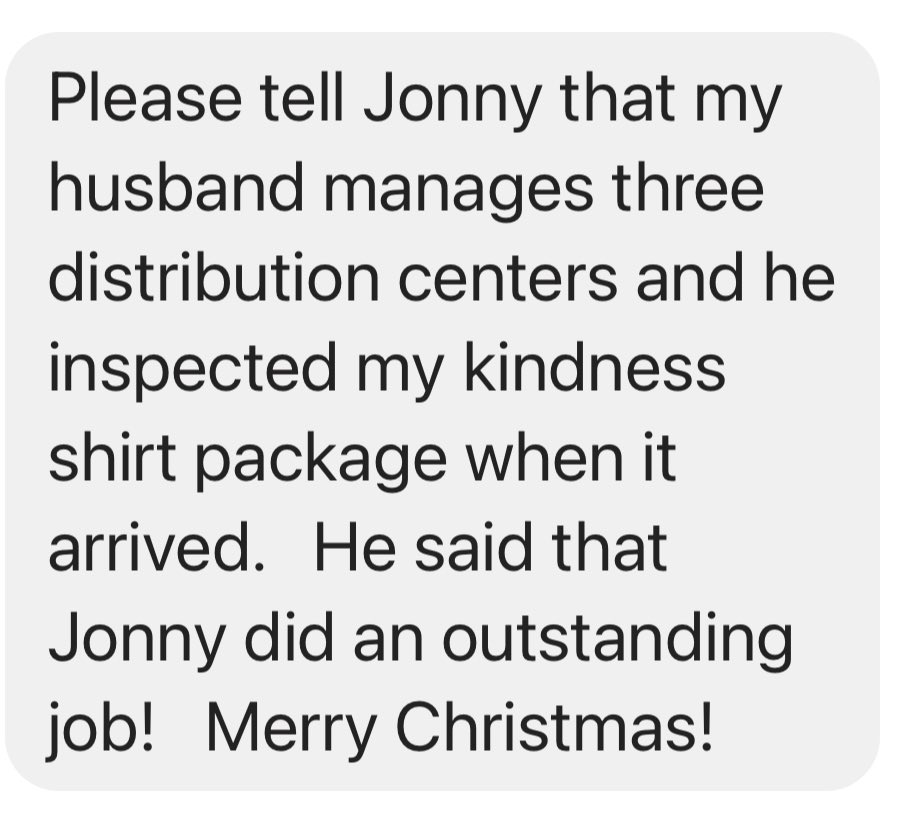 xenaandjonny's tweet photo. This made Jonny smile! He spends hours folding shirts before he pkgs & ships them to you. Thank you for all the orders. Never thought in a million years the would be selling thousands of shirts.
#autismawareness #thisisjonny #jonnyandxenashop #thisisautism #jonnyandxena https://t.co/CXSbUZnCJg