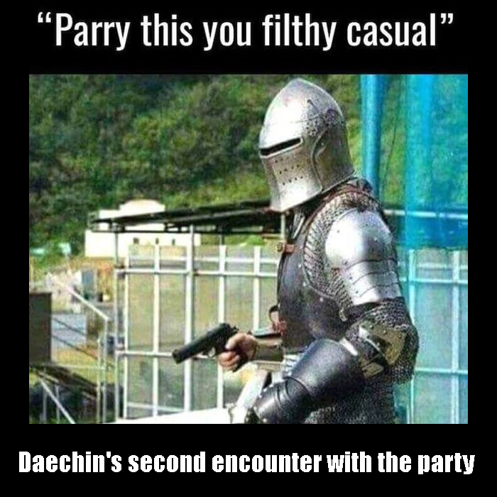 TLDPod's tweet photo. Second verse, different then the first. We're pretty sure that if Daechin ever gets out of that bubble, there will be Bellum to pay.
#TLD #Theluckydie #Dndmemes #dnd #actualplay #daechin #parrythis #counterspell #secondencounter #BBEG #returns https://t.co/8LXf3wK3lE
