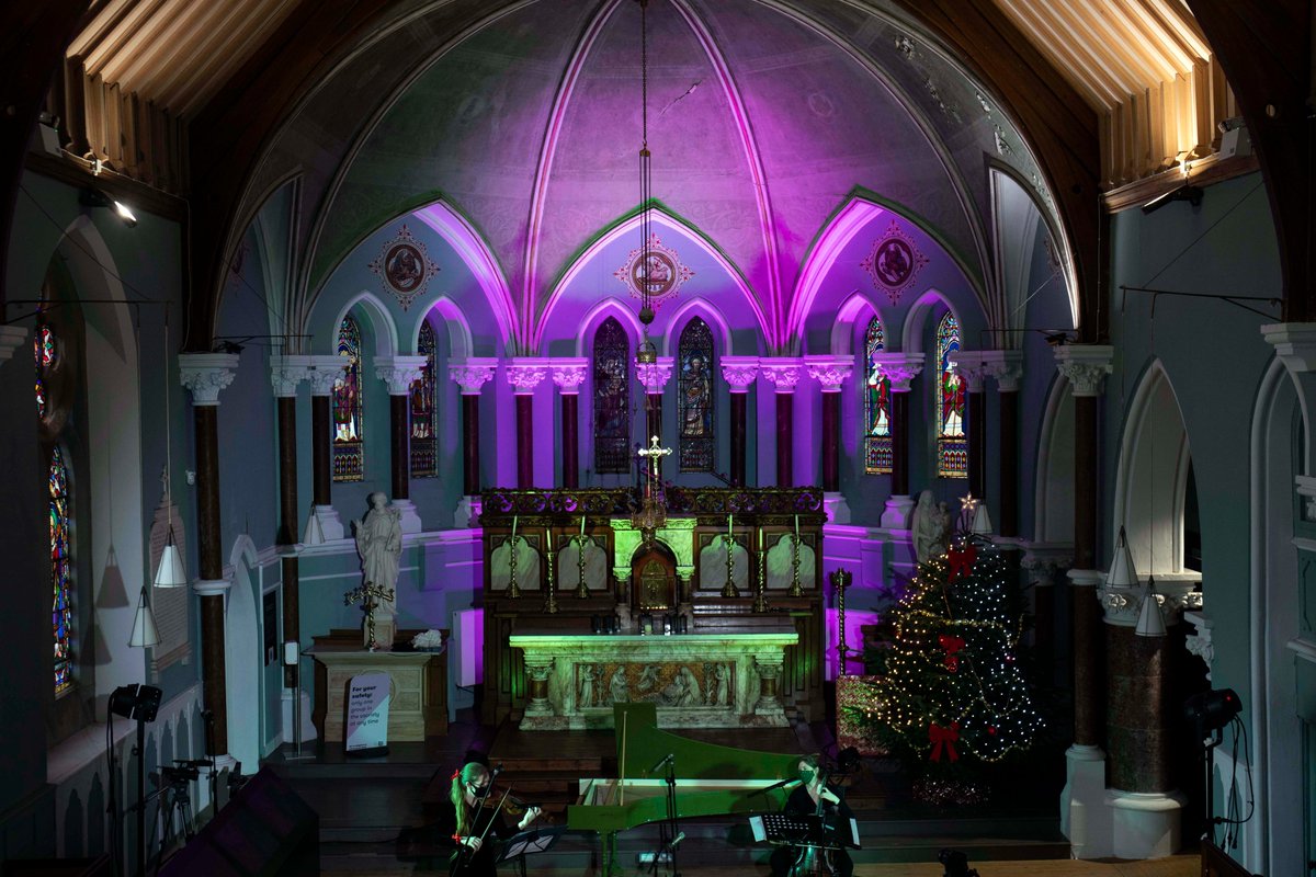 NanoNaglePlace's tweet photo. A Baroque Christmas @NanoNaglePlace. 

Filmed in our stunning Goldie Chapel with Ensemble Dagda, an early music ensemble comprising harpsichord, baroque violin, baroque cello and soprano.

Available from Weds Dec 23rd. Tickets €11 available via:

https://t.co/cHLM4GdzX6 https://t.co/Ao4oTDuOgB