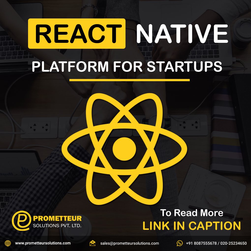 Iamprometteur's tweet photo. Is React Native a good choice for startups?
Yes, it is, and nothing should stop you from joining the host of companies with React Native for startups to grow your business.
To read more-
https://t.co/GQVLpPHFzq
.
#prometteursolutions #wednesdayexpress #Pune #reactnative #Coding https://t.co/6tR1YPCKj3