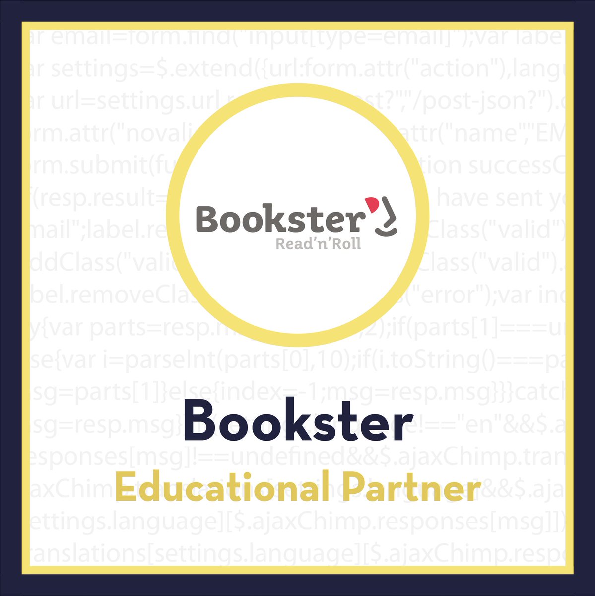 JSLeague_ro's tweet image. Many, many thanks to our friends and partners that supported our 2020 community events and made a lot of devs happy🎉
Check their activity
👉Bookster, Educational Partner
bookster.ro
👉Creative Tim, Official Digital Partner
creative-tim.com
#javascriptislife