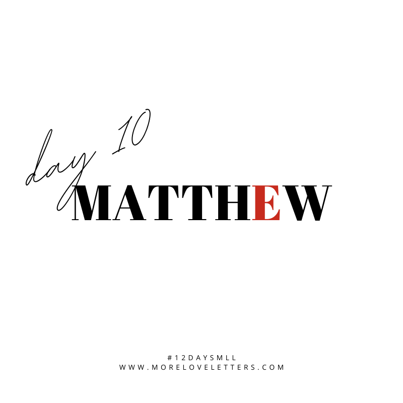 Day 10 // On the tenth day of 12 Days of Letter Writing...meet Matthew 📬  It seems that life refuses to give Matthew a break. He is dealing with some incredibly challenging circumstances. Help us show Matthew some love, strength, and courage. buff.ly/33KhiZN