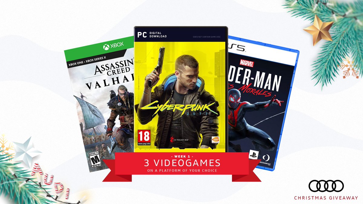 AudiBE_esports's tweet image. Time for our first #Audivent giveaway! We've got a selection of games (make your pick) and an #Audi package ready for two lucky winners!

Follow us, retweet and comment why you want to win to enter! You've got until Sunday December 20! Good luck!