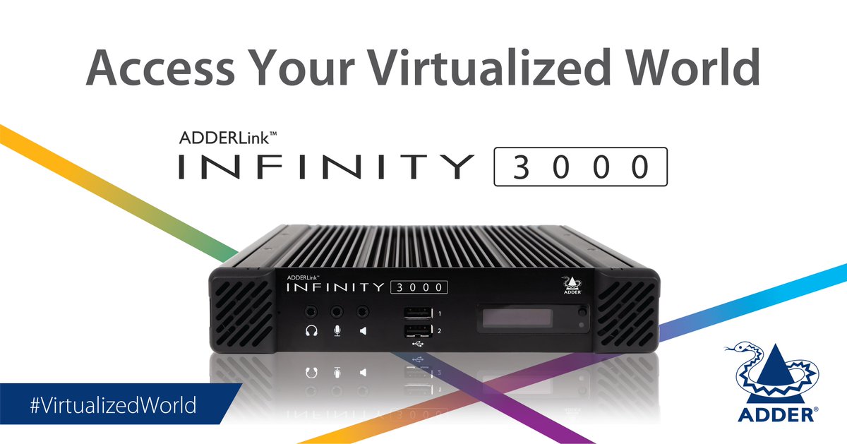 Adder's tweet photo. ADDERLink INFINITY 3000 allows operators to take control of unlimited sources, whether they sit in a virtualized or physical environment, all from a single user workstation. Find out more here #virtualizedworld https://t.co/wPcGbzIGzH https://t.co/AOECtXowCJ