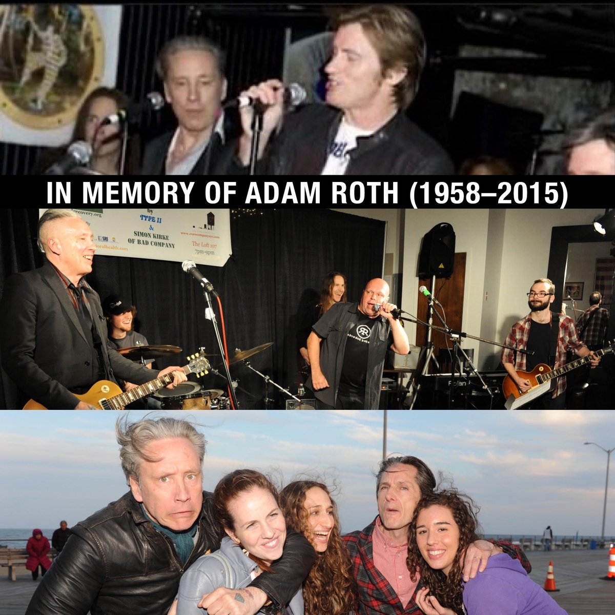 RoadRecovery's tweet photo. Today we remember beloved #AdamRoth, musician & #RoadRecovery creative #mentor who walked the walk with lots of laughter for all of us, especially our amazing youth. We miss you pal! https://t.co/ybP1tE8VZU