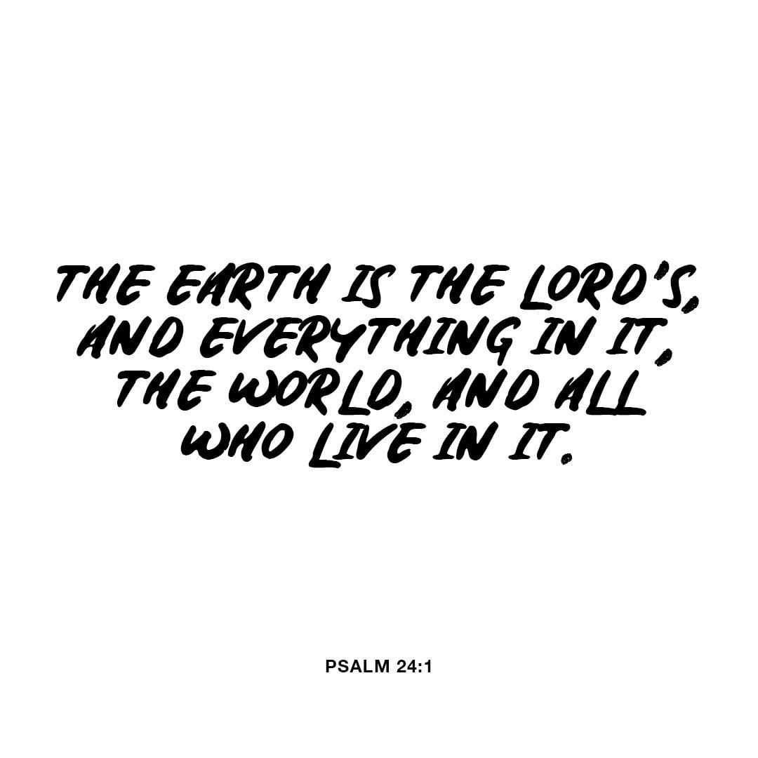 He made it all, and it is all His ✝️🙏