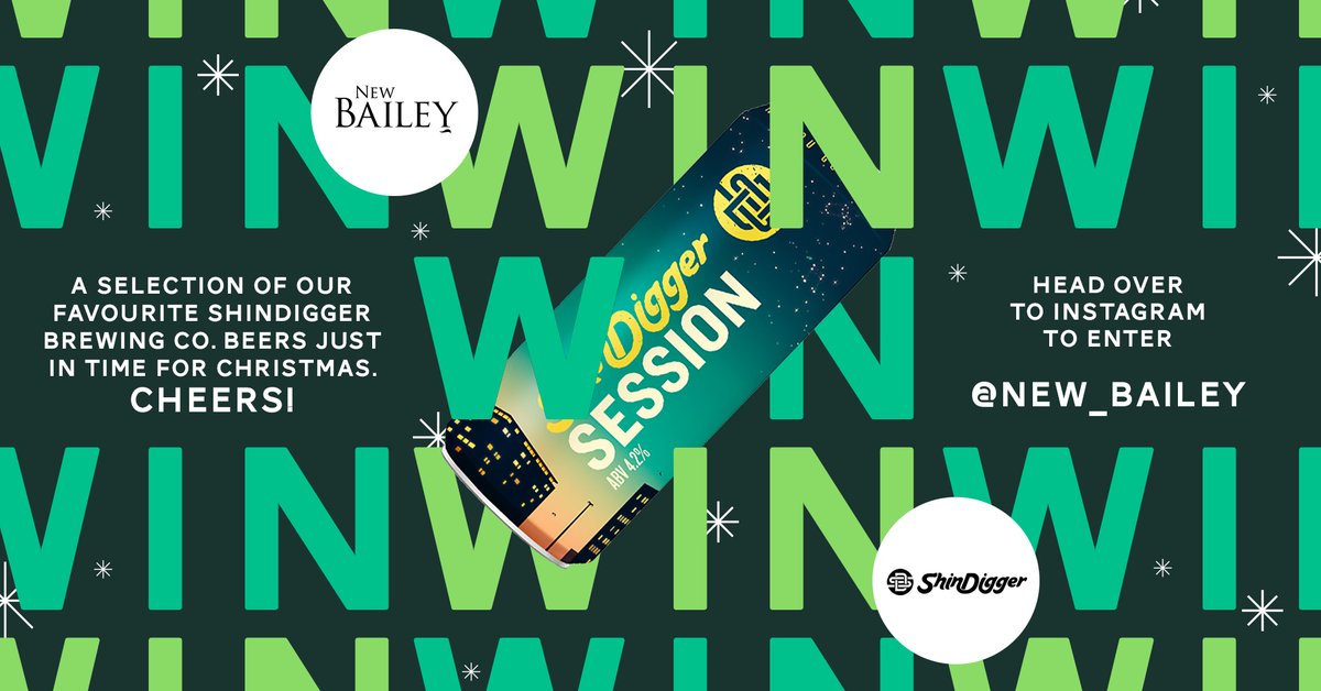 NewBaileyM3's tweet photo. There's not long left to enter our Christmas competition! πΊHead over to Instagram to enter: https://t.co/yG0vo3NyFi
Winners of @MFDF20 Best Artisan Beer Producer, @ShinDiggerBeer have kindly sent us a crate of 12 beers for one of you to win!
#Competition #Newbailey #Shindigger https://t.co/W5QarIx8sf