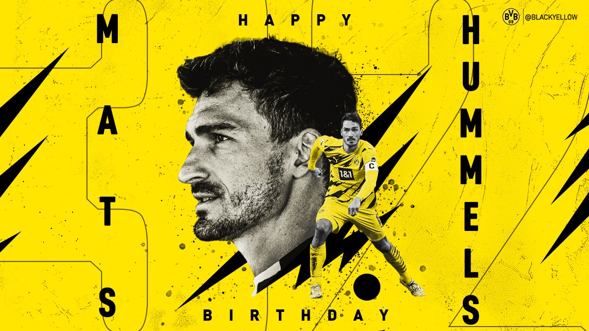 Happy Birthday to you, Mats Hummels! Another year older, another year wiser 