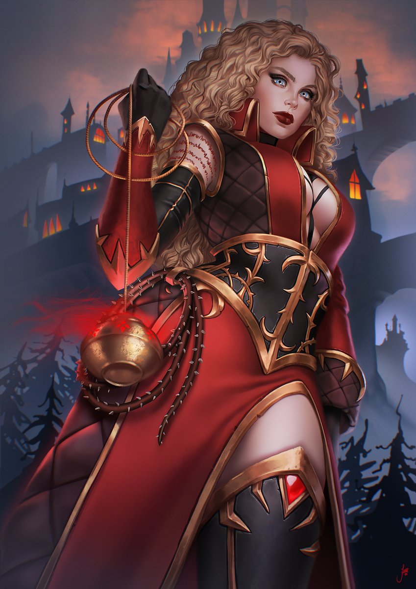 JuneJenssen's tweet photo. Commission for @MuriahMG ❤️🧛❤️ https://t.co/tndRG4pQtk